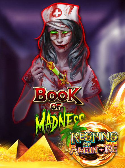 Naslovna slika za igru Book of Madness Respins of Amun-Re