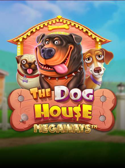 Naslovna slika za igru The Dog House Megaways