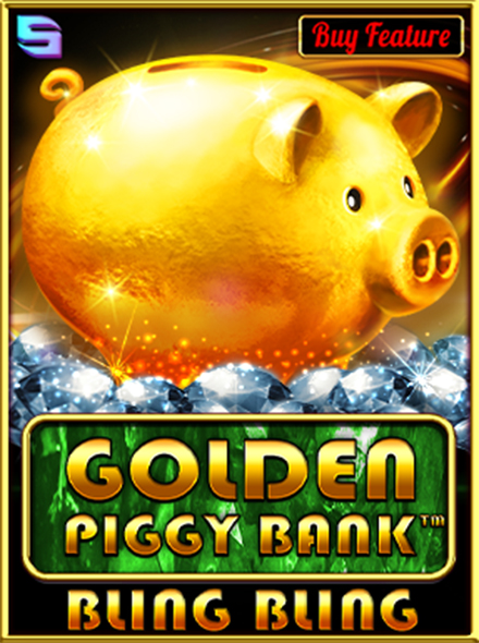 Golden Piggy Bank - Bling Bling