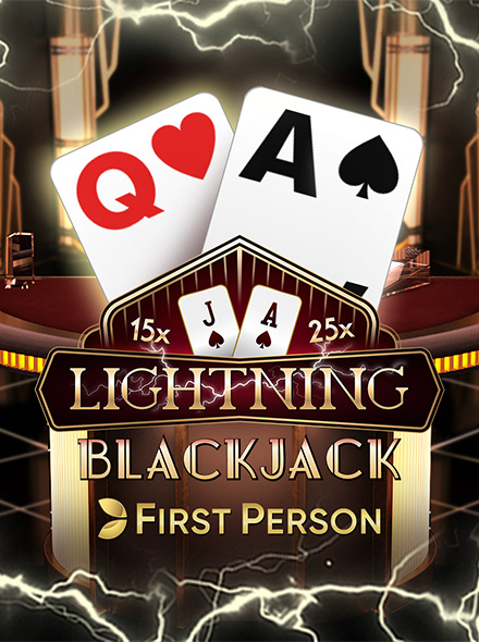 Naslovna slika za igru First Person Lightning Blackjack
