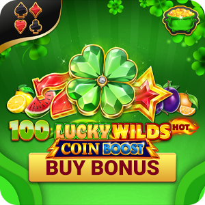100 Lucky Wilds Hot Coin Boost