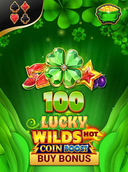 100 Lucky Wilds Hot Coin Boost