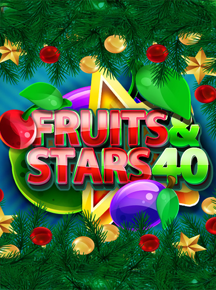 Naslovna slika za igru Fruits and Stars 40 Christmas